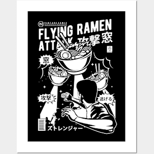 Flying Ramen Atack Posters and Art